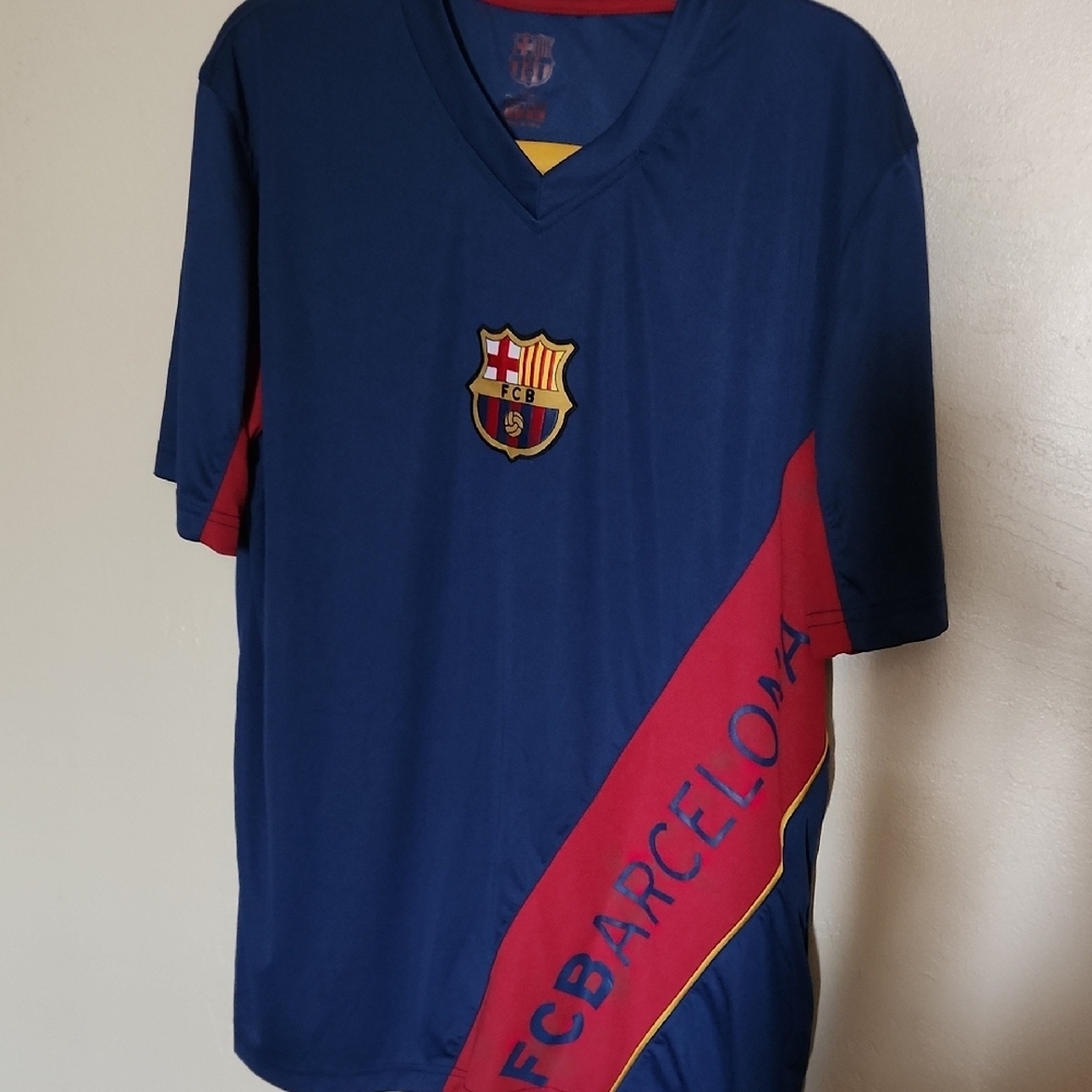 Barcelona Blue and Red Shirt